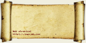 Danijela Jakšić vizit kartica